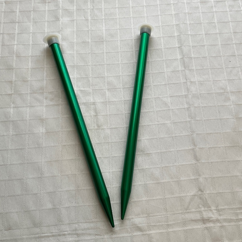 3 for $30 item - Green Knitting Needles
